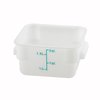 Contenedor para Alimentos, Cuadrado
 <br><span class=fgrey12>(Winco PESC-2 Food Storage Container, Square)</span>