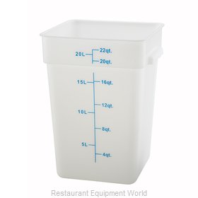 Winco PESC-22 Food Storage Container, Square