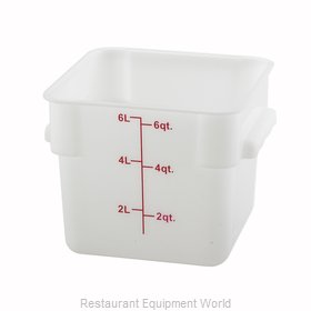 Winco PESC-6 Food Storage Container, Square