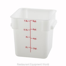 Winco PESC-8 Food Storage Container, Square