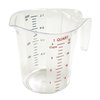 Taza Medidora, Plástico
 <br><span class=fgrey12>(Winco PMCP-100 Measuring Cups)</span>