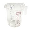 Taza Medidora, Plástico
 <br><span class=fgrey12>(Winco PMCP-200 Measuring Cups)</span>