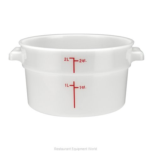 Winco PPRC-2W Food Storage Container, Round