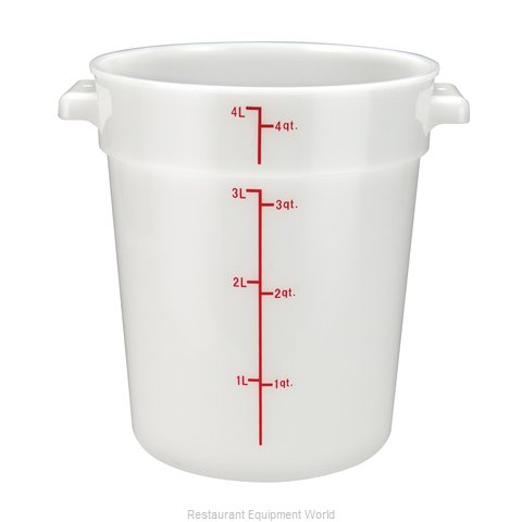 Winco PPRC-4W Food Storage Container, Round