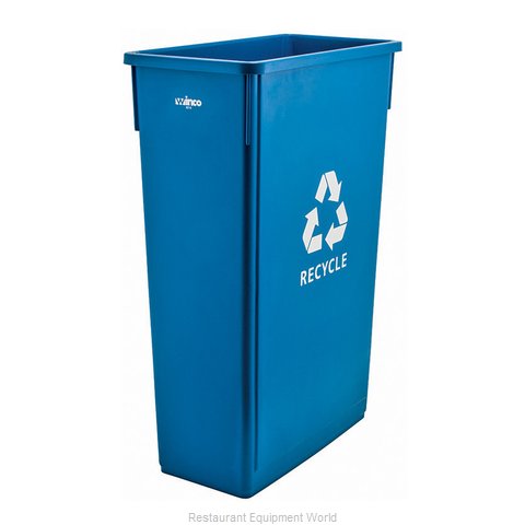 Winco PTC-23L Recycling Receptacle / Container