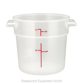 Winco PTRC-1 Food Storage Container, Round