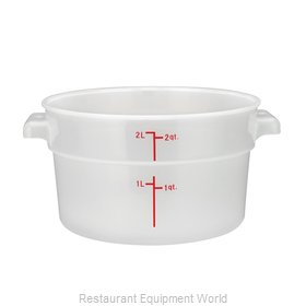 Winco PTRC-2 Food Storage Container, Round