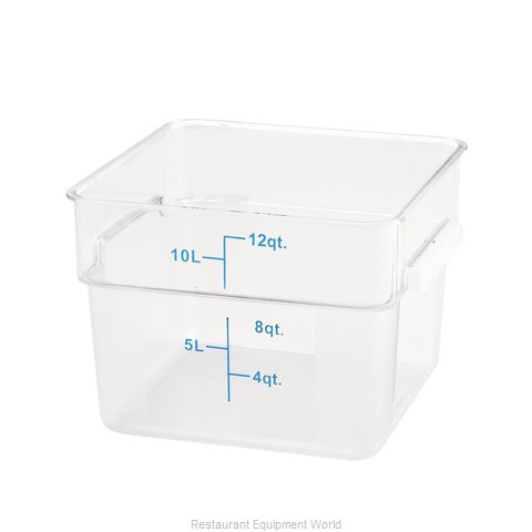 Winco PTSC-12 Food Storage Container, Square