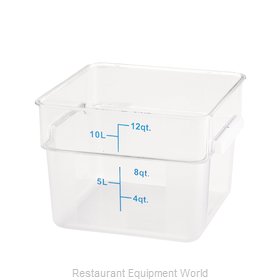 Winco PTSC-12 Food Storage Container, Square