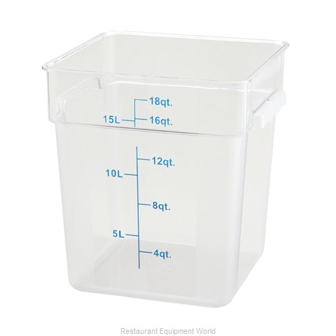 Winco PTSC-18 Food Storage Container, Square