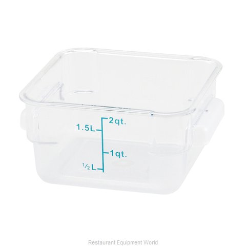 Winco PTSC-2 Food Storage Container, Square