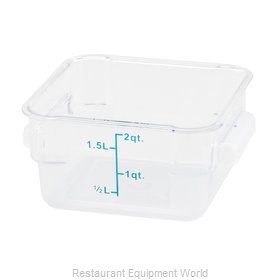 Winco PTSC-2 Food Storage Container, Square