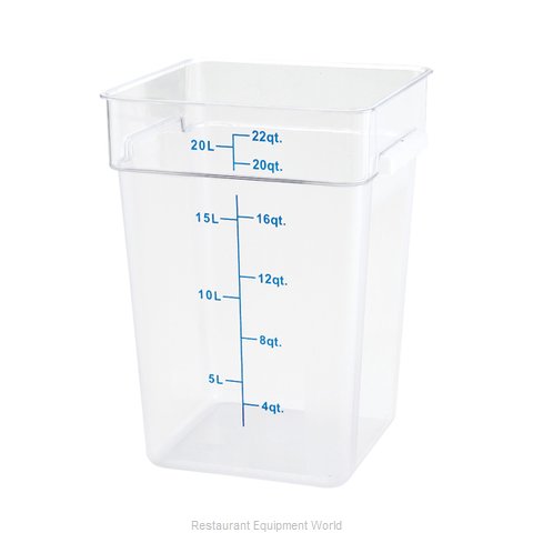 Winco PTSC-22 Food Storage Container, Square