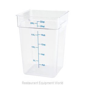 Winco PTSC-22 Food Storage Container, Square