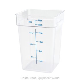 Winco PTSC-22 Food Storage Container, Square