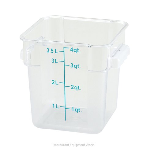 Winco PTSC-4 Food Storage Container, Square