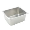 Bandeja/Recipiente para Alimentos, Acero Inoxidable
 <br><span class=fgrey12>(Winco SPH6 Steam Table Pan, Stainless Steel)</span>