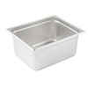 Bandeja/Recipiente para Alimentos, Acero Inoxidable
 <br><span class=fgrey12>(Winco SPJL-206 Steam Table Pan, Stainless Steel)</span>