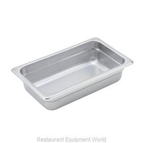 Winco SPJM-402 Steam Table Pan, Stainless Steel