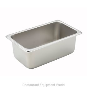 Winco SPQ4 Steam Table Pan, Stainless Steel
