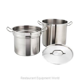 Vollrath 2 qt Stainless Steel Double Boiler - 7 1/2Dia x 6H