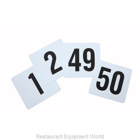 Winco TBN-50 Table Numbers Cards