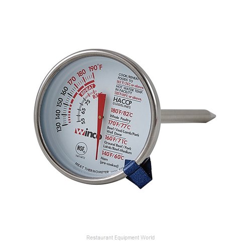 Winco TMT-MT2 Meat Thermometer (Magnified)