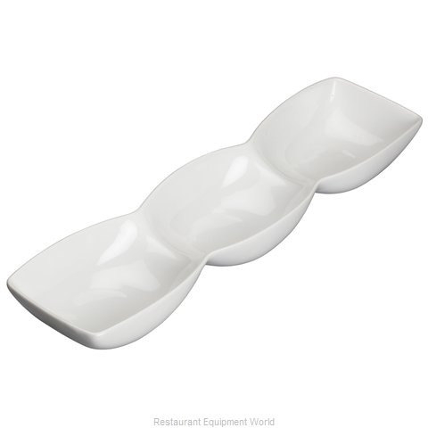 Winco WDP017-101 China, Compartment Dish Bowl