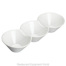 Winco WDP017-102 China, Compartment Dish Bowl