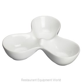 Winco WDP017-103 China, Compartment Dish Bowl