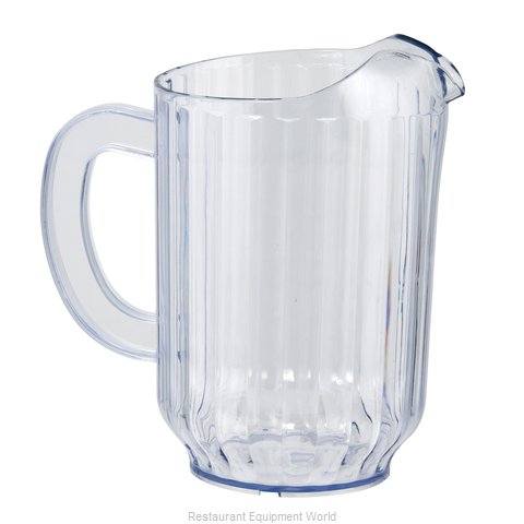 Winco WPC-60 Clear Polycarbonate 60 oz. Water Pitcher