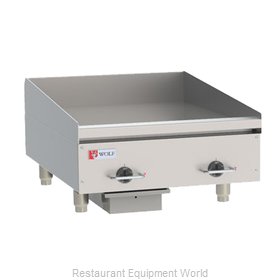Wolf Range WEG24E Griddle, Electric, Countertop