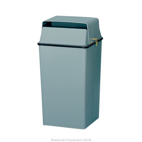 Witt Industries 008LSL Trash Garbage Waste Container Stationary