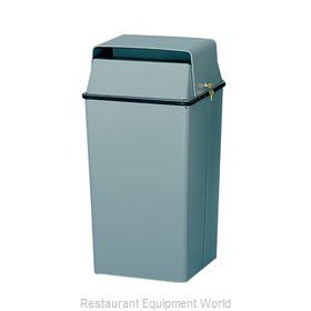 Witt Industries 008LSL Trash Garbage Waste Container Stationary