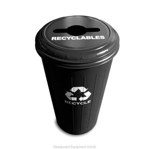 Witt Industries 10/1CTBK Waste Receptacle Recycle