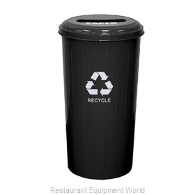 Witt Industries 10/1STBK Waste Receptacle Recycle