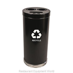 Witt Industries 15RTBK Waste Receptacle Recycle