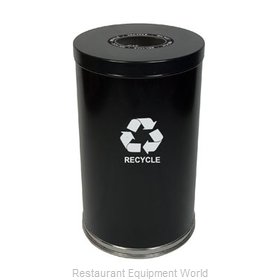 Witt Industries 18RTBK-1H Waste Receptacle Recycle