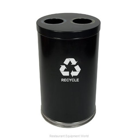 Witt Industries 18RTBK-2H Waste Receptacle Recycle