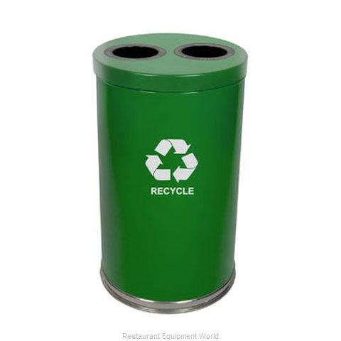 Witt Industries 18RTGN-2H Waste Receptacle Recycle (Magnified)
