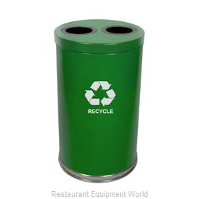 Witt Industries 18RTGN-2H Waste Receptacle Recycle