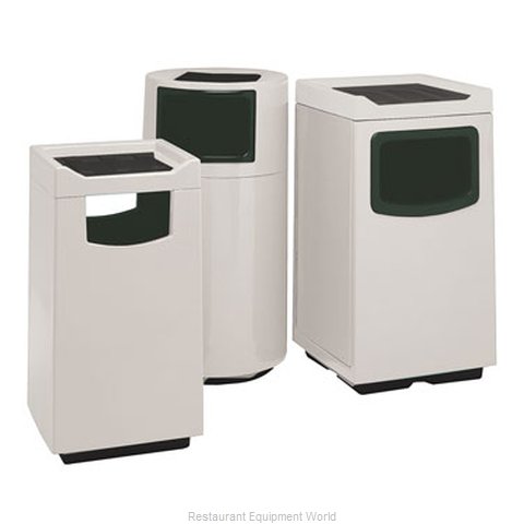 Witt Industries 77S-2444FCDSP Trash Garbage Waste Container Stationary (Magnified)