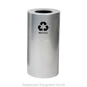 Witt Industries AL18-CLR-R Waste Receptacle Recycle