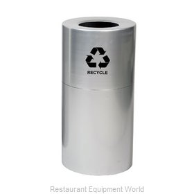 Witt Industries AL35-CLR-R Waste Receptacle Recycle