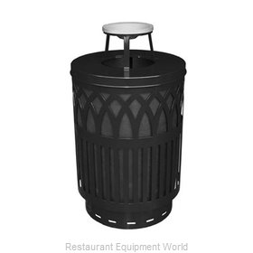 Witt Industries COV40-AT-BK Waste Receptacle Outdoor