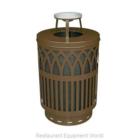 Witt Industries COV40-AT-BN Waste Receptacle Outdoor