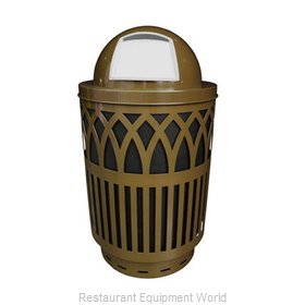 Witt Industries COV40-DT-BN Waste Receptacle Outdoor