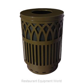 Witt Industries COV40-FT-BN Waste Receptacle Outdoor