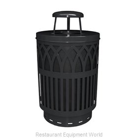 Witt Industries COV40-RC-BK Waste Receptacle Outdoor