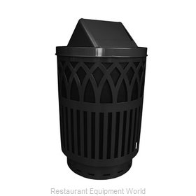 Witt Industries COV40-SWT-BK Waste Receptacle Outdoor